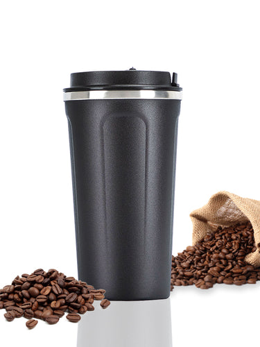 Steel Vacuum Coffee Mug with Lid Metal Water Bottle