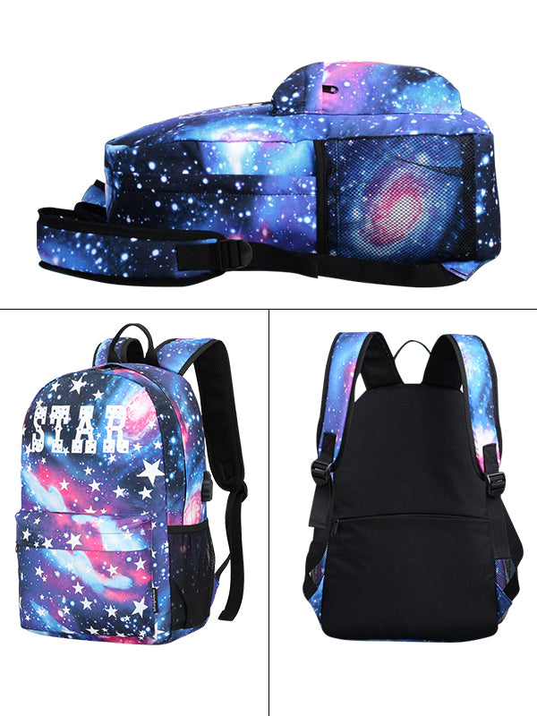 Simbow School Backpack Star Galaxy Bookbag