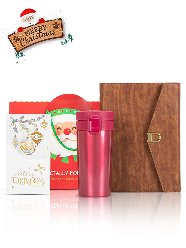 A5 Notebook, Coffee Mug Red, Christmas Gift Card, Bag