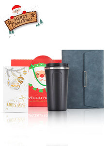 A5 Notebook, Coffee Mug Black, Christmas Gift Card, Bag