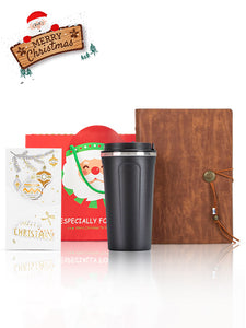 A5 Notebook, Coffee Mug Black, Christmas Gift Card, Bag