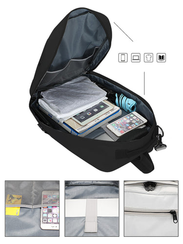 Laptop Rucksack Office Backpack with Skateboard straps