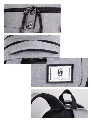 Office Laptop Backpack Large Capacity Water-proof Rucksack