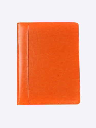 PU Leather Document Folder Business Folder Orange