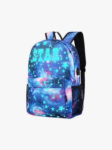 School Backpack Star Galaxy Bookbag