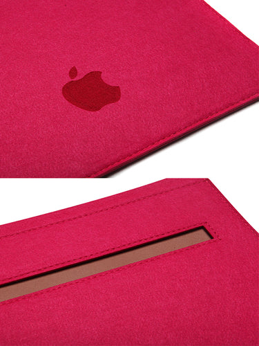 Laptop Sleeve, Felt, Hot Pink