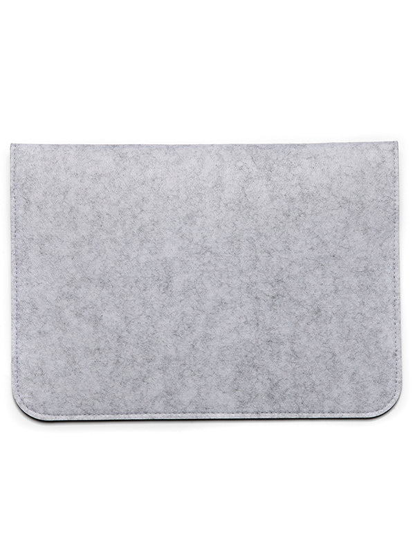 Laptop Sleeve, Felt, Light Grey