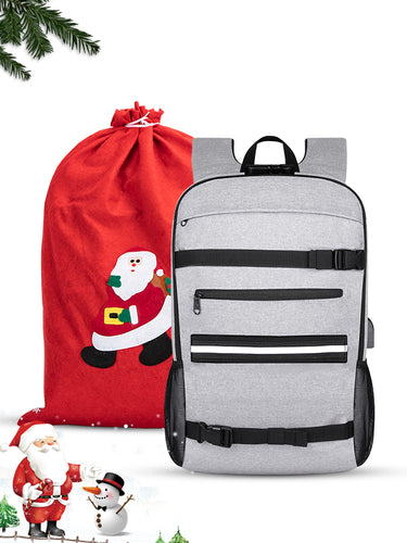 Skateboard Backpack, Santa Gift Package
