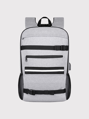 Multi-functional Skateboard Backpack Laptop Rucksack, Water Resistant