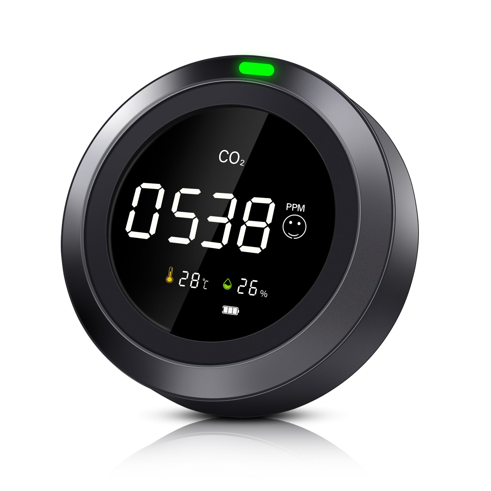 Carefor CF-5 Air Quality Monitor for CO2, CO2 Meter, Temperature, Humidity, Air Gas Detector